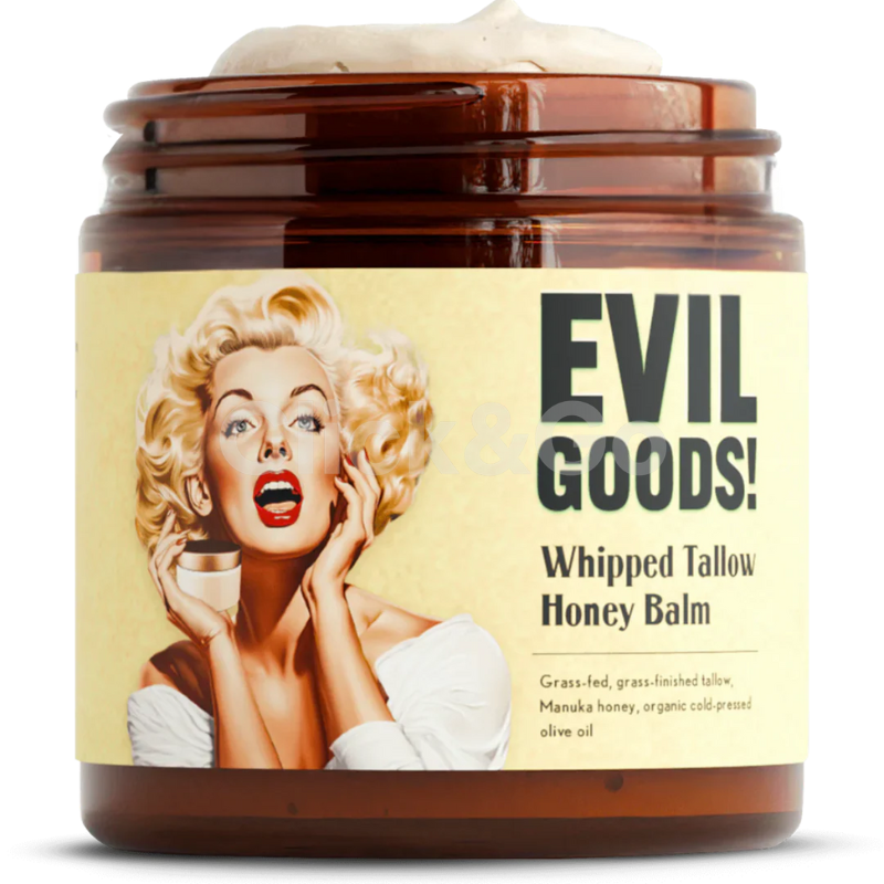 ✨🍯Crema Facial Natural Evil Goods con Sebo y Miel – Skincare orgánico libre de tóxicos 🌿