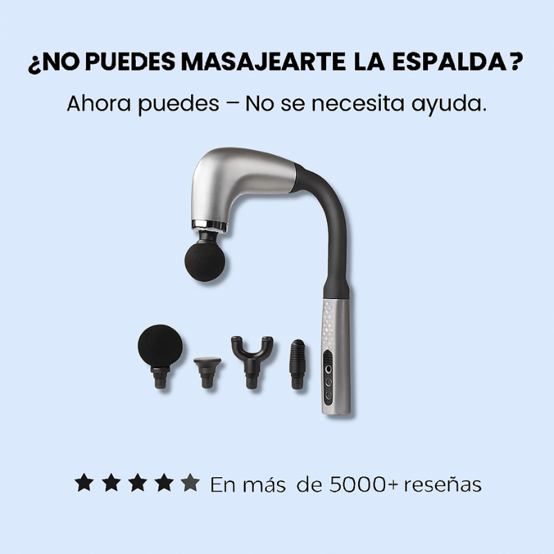 Masajeador de Impacto + 10 Parches de Regalo