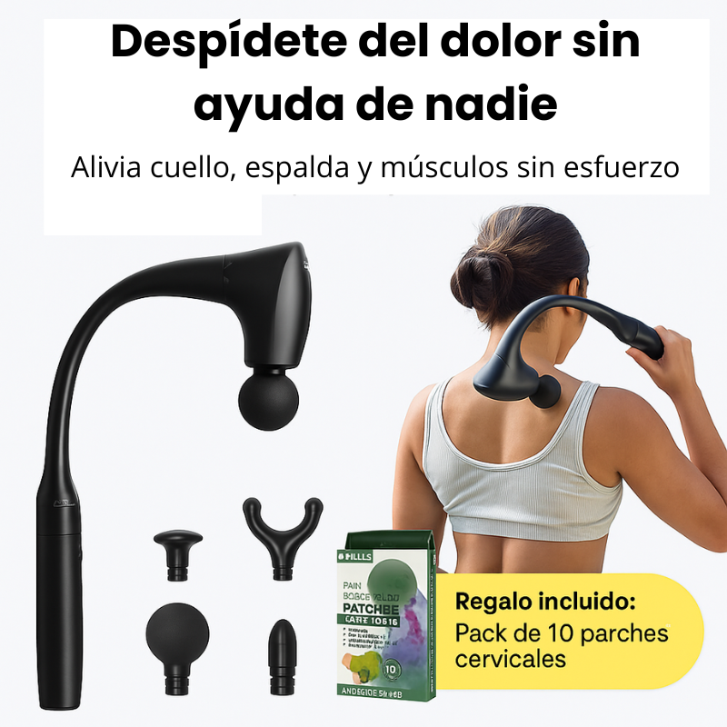 Masajeador de Impacto + 10 Parches de Regalo