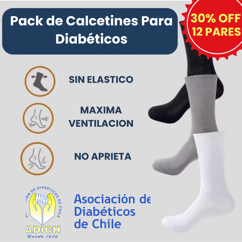🧦 Súper Pack 12 Unidades – Calcetines Sin Elástico para Máxima Comodidad y Circulación