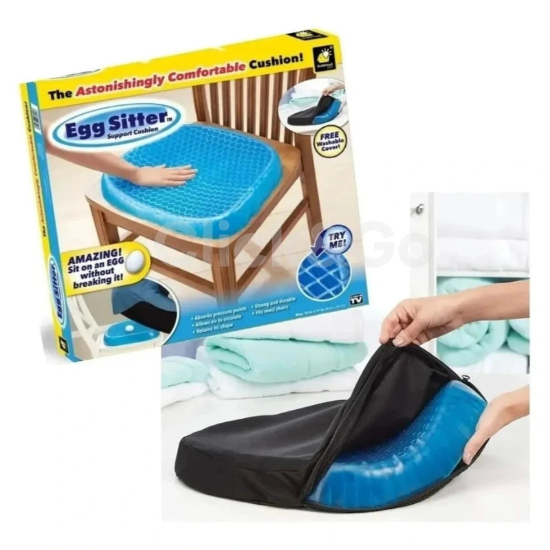 Cojín Ortopédico GelFlex® – Alivio inmediato para tu espalda y coxis