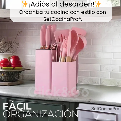 🍴🔪SetCocinaPro® 👩‍🍳 – El set de 19 piezas que toda cocina necesita✨