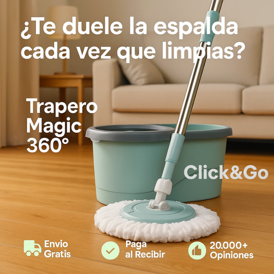 Trapero Magic 360° – Rápido, cómodo y sin mojarte