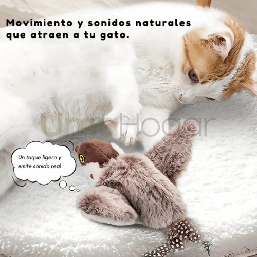 Juguete Colgante con Alas Móviles – ¡Tu gato no podrá resistirse! 😻🕊