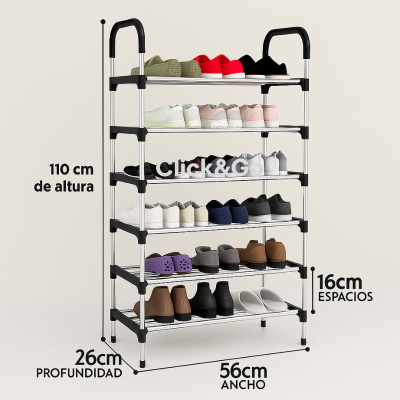 ✨👠 MaxiRack 6® – Tu Aliado para el Orden 👟✨