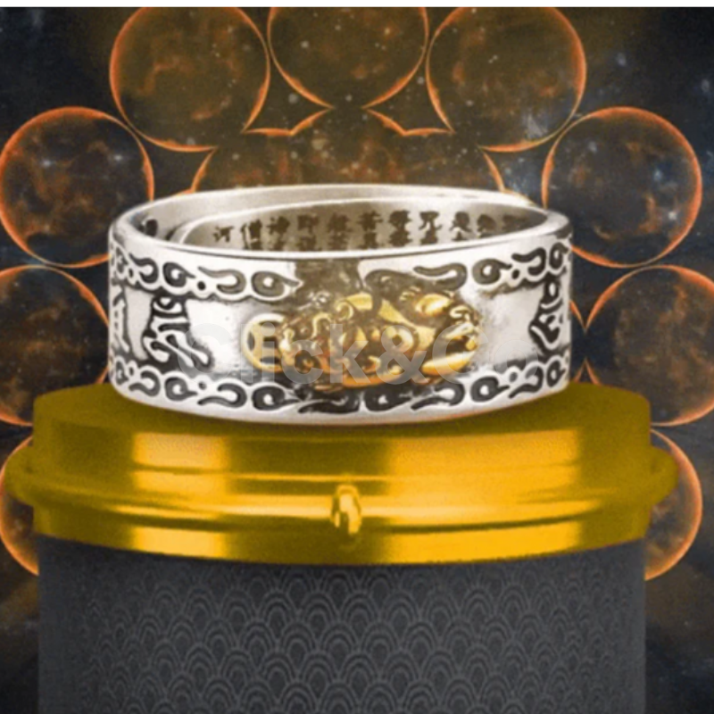💍✨ Anillo Pixui forjado en Plata – 🍀 Prosperidad y 🛡️ Protección en tus manos