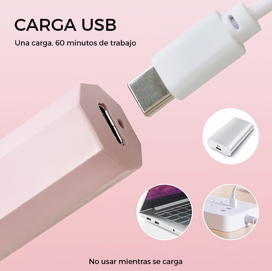 MINI LAMPARA DE UNAS PORTÁTIL Y RECARGABLE