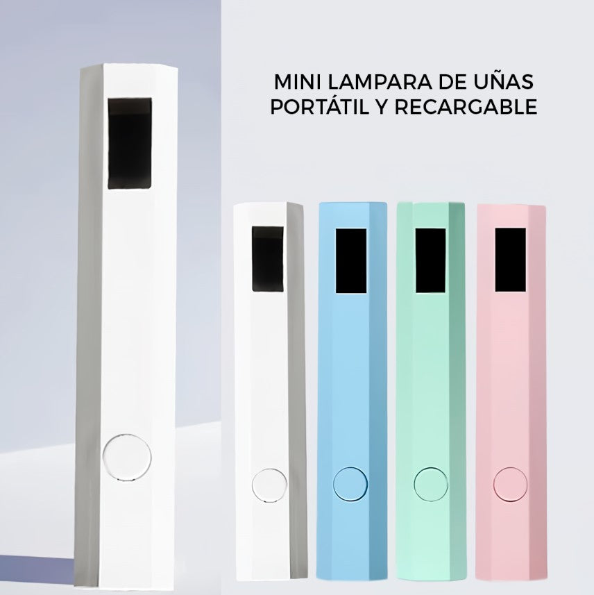 MINI LAMPARA DE UNAS PORTÁTIL Y RECARGABLE